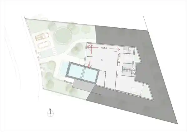 Casa Valsol II — basement / planta sótano floor plan