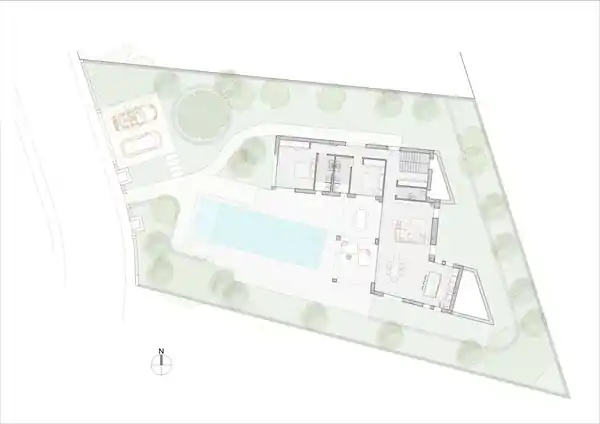 Casa Valsol II — ground floor / planta baja floor plan